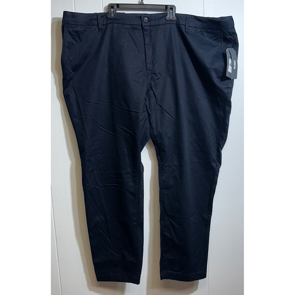 Johnny Bigg Mens 52 Ledger Chino Pants Ink Navy‎ Blue Slim Fit Stretch J221CB201